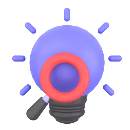 Idea de búsqueda  3D Icon