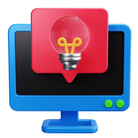 Idea de codificación  3D Icon