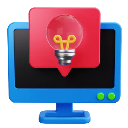 Idea de codificación  3D Icon