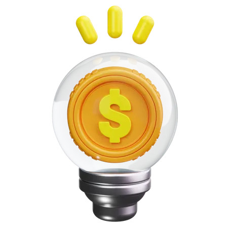 Idea de dinero  3D Icon