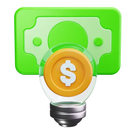 Idea de dinero  3D Icon