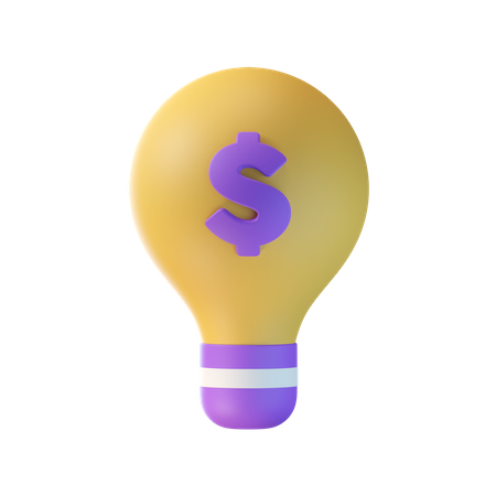 Idea de dinero  3D Icon