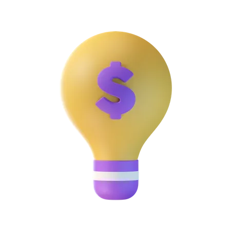 Idea de dinero  3D Icon