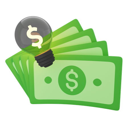 Idea de dinero  3D Icon