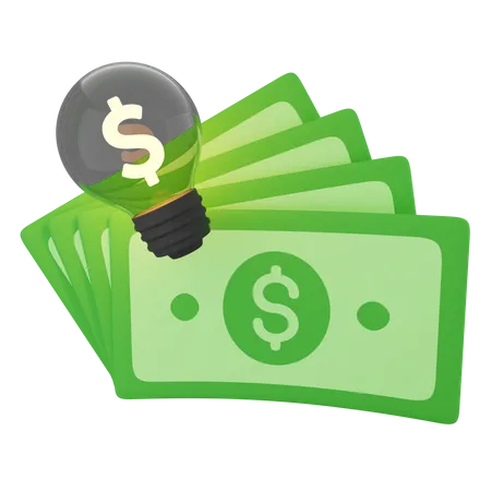 Idea de dinero  3D Icon