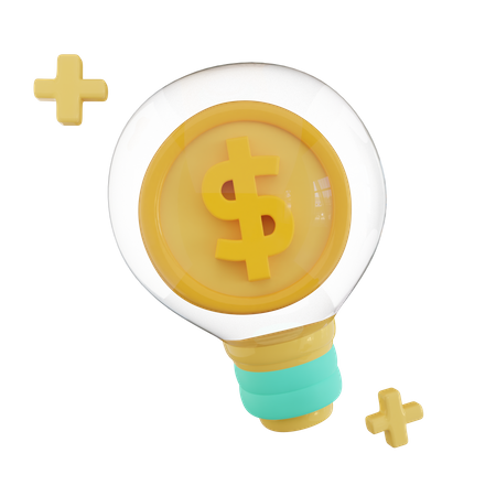 Idea de dinero  3D Icon