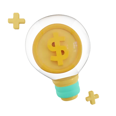 Idea de dinero  3D Icon