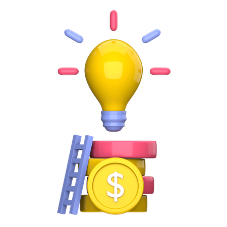 Idea de dinero  3D Icon