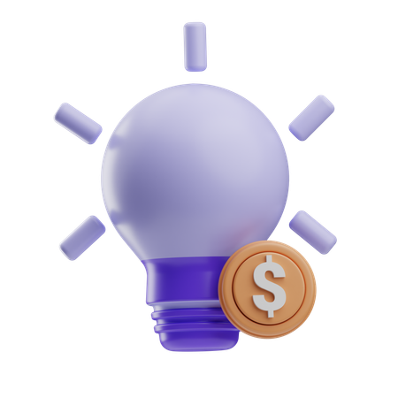 Idea de inversión  3D Icon