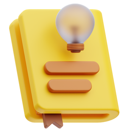 Idea de libro  3D Icon