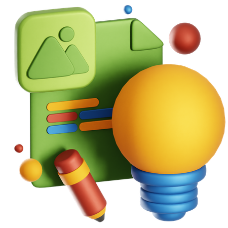 Idea de negocio  3D Icon