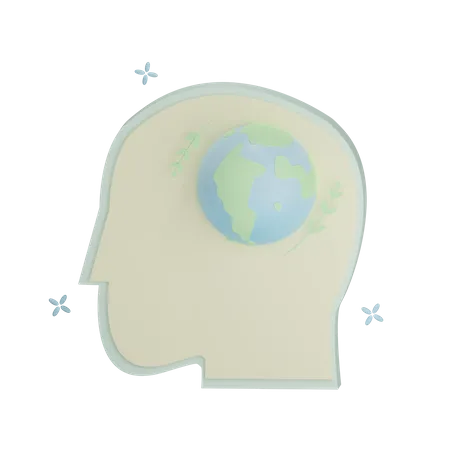 Idea de paz mundial  3D Icon
