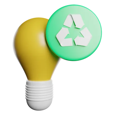 Idea de reciclar  3D Icon