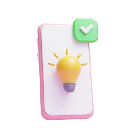 Idea en línea  3D Icon