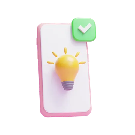 Idea en línea  3D Icon