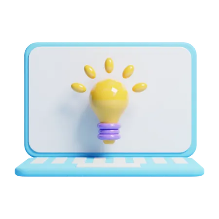 Idea en línea  3D Icon