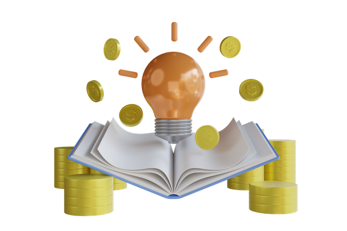 Idea financiera  3D Icon