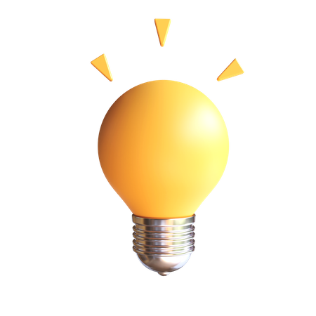 Idea financiera  3D Icon