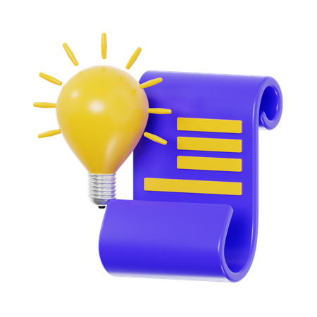 Idea financiera  3D Icon