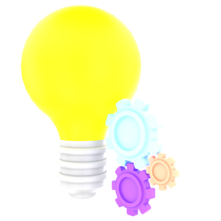 Idea Generation  3D Icon