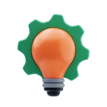 Idea Generation  3D Icon