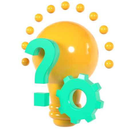 Idea Generation  3D Icon
