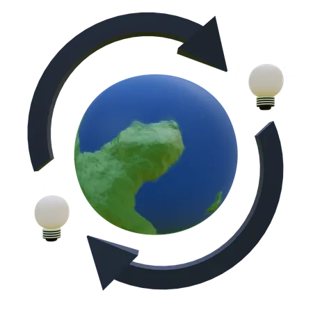 Ideas globales  3D Icon