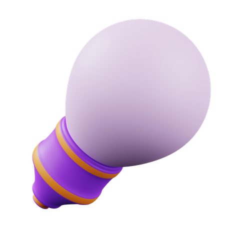 Idea Lamp  3D Icon