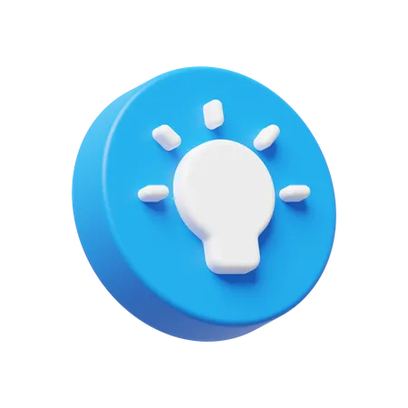 Idea Lightbulb  3D Icon