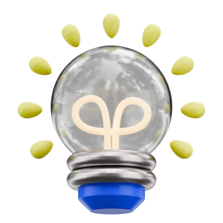 Idea Lightbulb  3D Icon