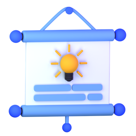 Idea Presentation  3D Icon
