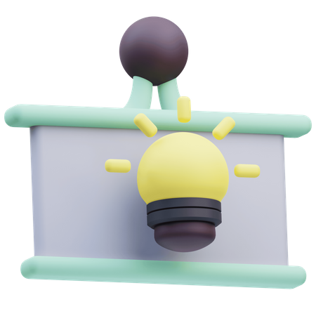 Idea Presentation  3D Icon