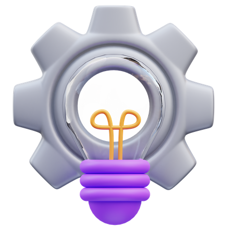 Idea Project Management  3D Icon