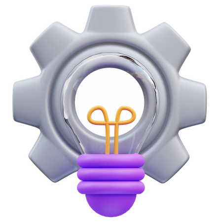 Idea Project Management 3D Icon