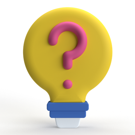Idea Question  3D Icon