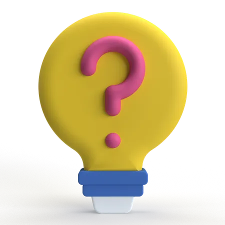 Idea Question  3D Icon