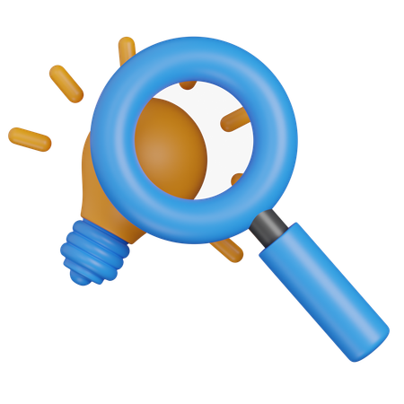 아이디어 검색  3D Icon