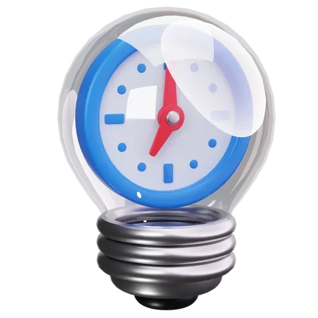 Idea Time  3D Icon