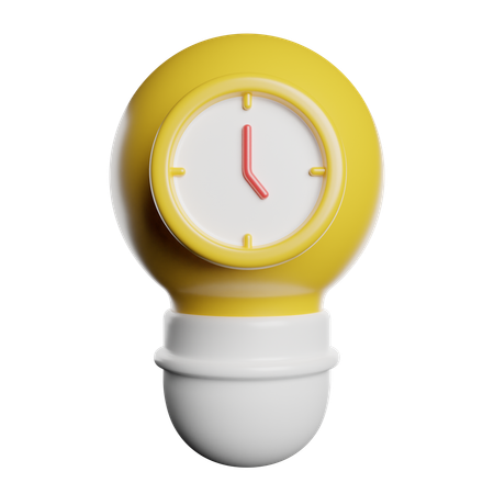 Idea Time  3D Icon