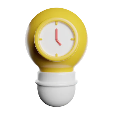 Idea Time  3D Icon