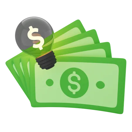 Idée d'argent  3D Icon