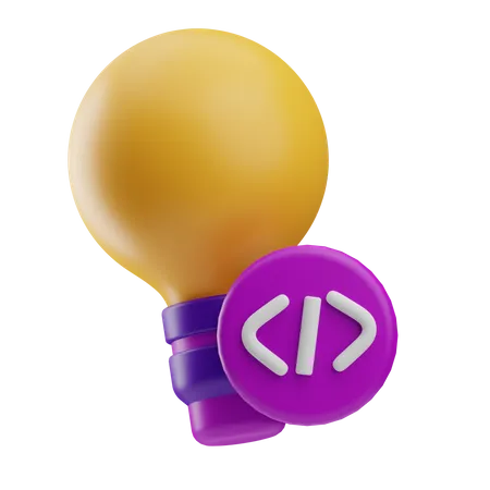 Idée de codage  3D Icon