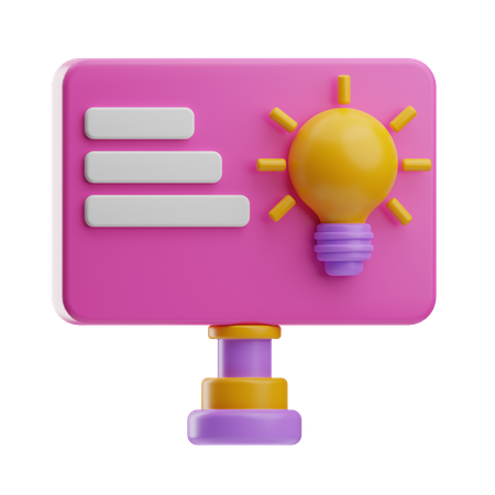 Idée de présentation  3D Icon