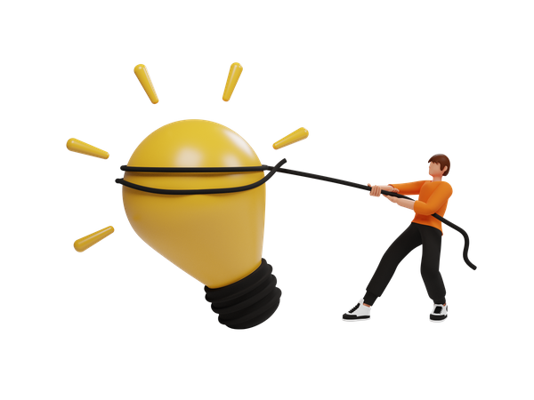 Idée de startup  3D Icon
