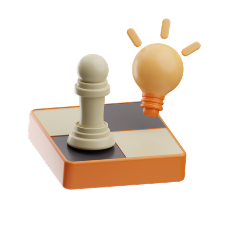 Idée d'échecs  3D Icon