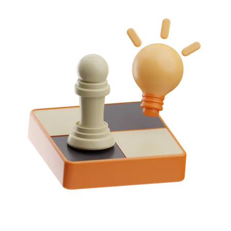 Idée d'échecs  3D Icon