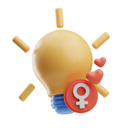 Idée féminine  3D Icon