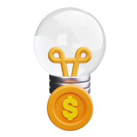 Idée financière  3D Icon