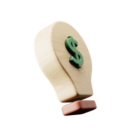 Idée financière  3D Icon