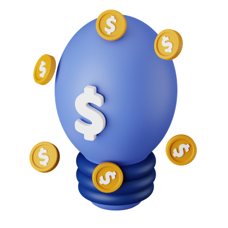 Idée financière  3D Icon
